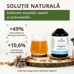 Colagenus Articulatii – Colagen lichid 500ml, Faunus Plant - Img 5