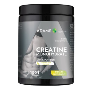 Creatina Monohidrata (Lemon-Twist), 450g, Adams - Img 1