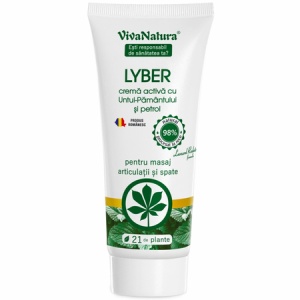 Cremă activă cu Untul-Pamantului și petrol Lyber, 75 ml, Vivanatura