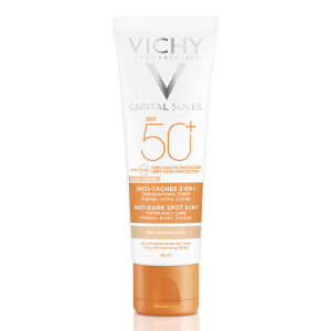 Crema colorata anti-pete SPF 50+ Capital Soleil, 50 ml, Vichy