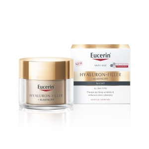Cremă de noapte Hyaluron-Filler + Elasticity, 50 ml, Eucerin - Img 2