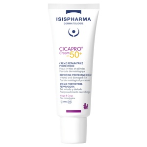 Crema reparatoare cu protectie solara SPF 50+ Cicapro, 40 ml, Isispharma