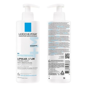 Crema triplu reparatoare cu textura lejera Lipikar Light AP+M, 400 ml, La Roche-Posay - Img 2