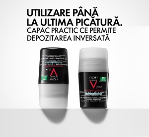 Deodorant roll-on antiperspirant pentru barbati Homme Control Extrem 72H, 50 ml, Vichy - Img 8
