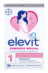 Elevit 1, 30 comprimate, Bayer - Img 1
