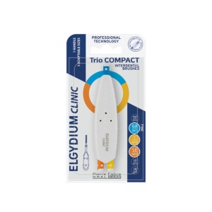 Elgydium Trio Compact Mix Narrow Periuțe Interdentare, 2 bucăți