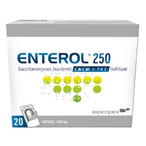 Enterol 250 mg, 20 capsule – Biocodex - Img 2