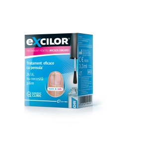 Excilor solutie tratament pentru micoza unghiei, 3,3 ml, Excilor - Img 1