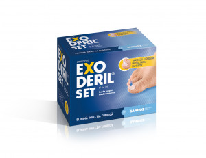 Exoderil Set lac de unghii medicamentos, 50 mg/ml, 2.5 ml, Sandoz - Img 3