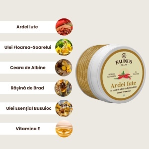 Faunus Crema-Balsam Ardei Iute, 50ml - Img 2