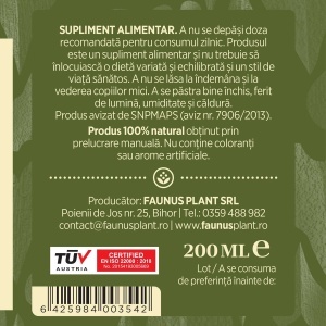 Faunus tinctura de anghinare, 200 ml - Img 8