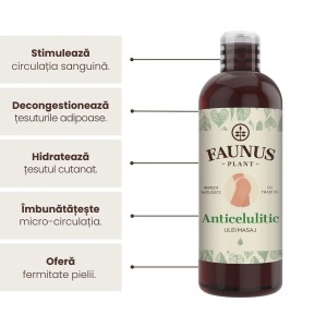 Faunus Ulei Masaj Anticelulitic, 100ml - Img 3