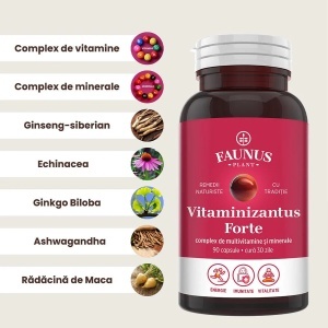 Faunus Vitaminizant Forte, 90cps - Img 2