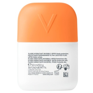 Fluid Hidratant Invizibil cu Protectie Solara SPF 50 Capital Soleil UV Aqua, 50 ml – Vichy - Img 3