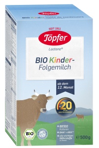 Formula de lapte praf Bio Kinder +12 luni, 500 grame, Topfer - Img 2