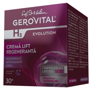 Gerovital H3 Evolution Cremă Lift Regenerantă de Noapte, 50 ml - Img 2