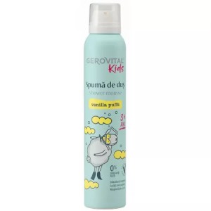 Gerovital Kids spuma de dus Vanilla Puffs, 200 ml