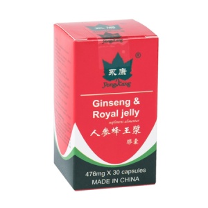 Ginseng + Royal Jelly, 30 capsule, Yongkang Internațional China