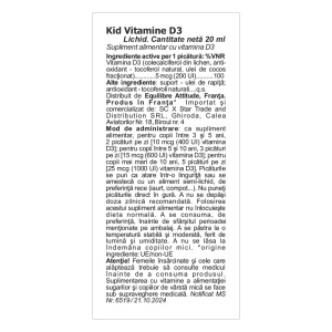 Granions LGN Kid Vitamina D3 picaturi din licheni, 20 ml - Img 2