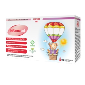 Inflamasol solutie orala, 10 ml x 10, Dr. Phyto - Img 1
