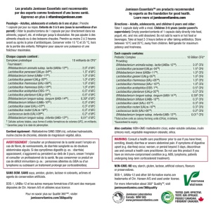 Jamieson Probiotic 10 Miliarde, 60 capsule vegetale - Img 4