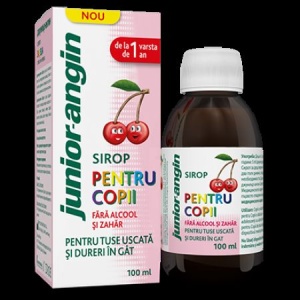 Junior-Angin sirop pentru copii, 100 ml, Klosterfrau
