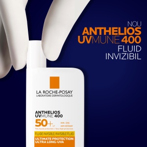 La Roche-Posay Anthelios UVmune 400 fluid invizibil SPF 50+, fara parfum, 50 ml - Img 2