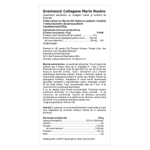 LGN Collagene Marin Neutru 258 g – Supliment pentru piele, articulatii si muschi - Img 2