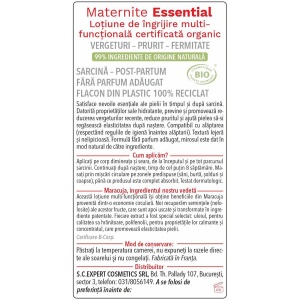 Loțiune bio multifuncțională Maternité Essential, 200 ml, Mustela - Img 2