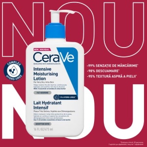Lotiune Intens Hidratanta cu 5% Hydro-Uree si 3 ceramide, 473 ml, CeraVe - Img 2