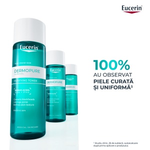 Loțiune tonică cu AHA și PHA DermoPure, 200 ml, Eucerin - Img 2