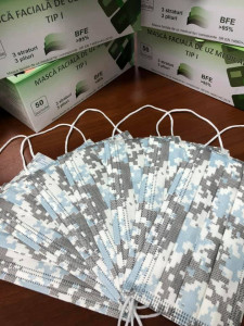 Masca medicala TipI Camuflaj digital x50buc