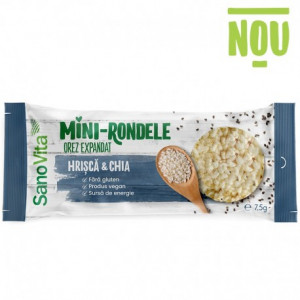 Minirondele orez hrisca si chia x 24g