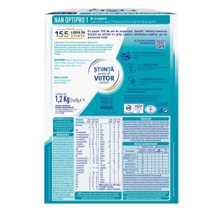 Nestlé NAN Optipro 1 Lapte Praf de Început, 1,2 kg - Img 2