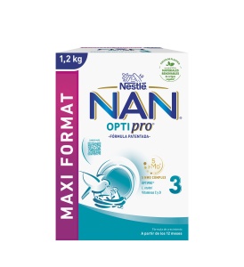 Nestle NAN OPTIPRO 3 HMO, 1.2kg – Lapte pudra pentru copii de la 12 luni - Img 1