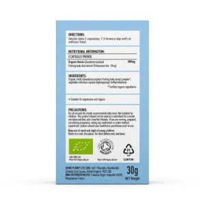 Organic Reishi, 800 mg, 60 capsule, Mushrooms4Life - Img 2