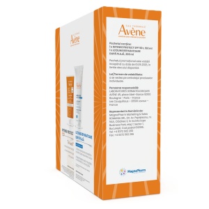 Pachet Loțiune protecție solară SPF 50+ Intense Protect, 150 ml + Loțiune reparatoare după plajă, 200 ml, Avene - Img 3