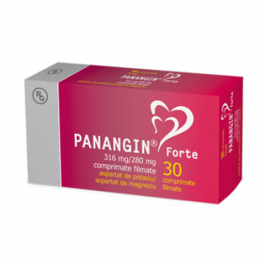 Panangin Forte 316mg/280mg x 30cp.film