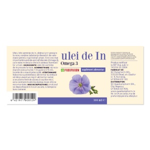 Parapharm Ulei de In cu Omega 3, 100 ml - Img 2