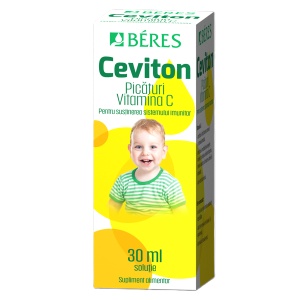 Picături Vitamina C Ceviton, 30 ml, Béres Pharmaceuticals