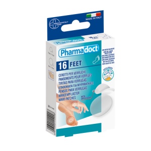 Plasturi asortati pentru veruci si negi, 16 bucati – Pharmadoct