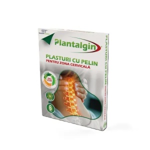 Plasturi cu pelin pentru dureri cervicale, 6 bucăți, Plantalgin