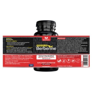 Premium Berberina, 600 mg, 60 capsule, Boost4Life - Img 2
