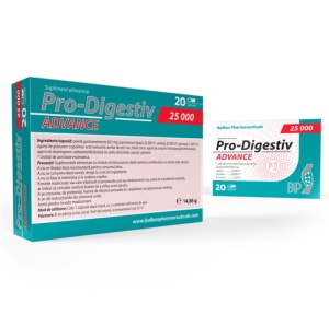 Pro Digestiv ADVANCE 25 000, 20 capsule – Balkan Pharmaceuticals - Img 2