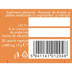 Probio Vital D128, 20 capsule, Fares - Img 3