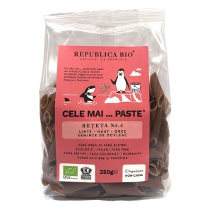 Republica Bio Cele mai... paste Reteta nr. 4 cu linte, naut, orez si seminte de dovleac, eco, fara gluten, 250 g
