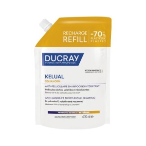 Rezerva Eco Sampon Anti-Matreata Uscata Kelual Squanorm, 400 ml – Ducray - Img 1