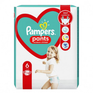 Scutece chilotel bebelusi Marimea 6, 15+ kg, 19 buc Pants Pampers