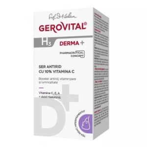 Ser antirid cu 10% Vitamina C H3 Derma+ – 15 ml, Gerovital - Img 3