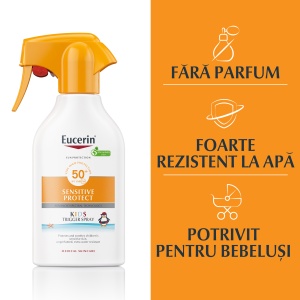 Spray de corp pentru copii SPF 50+ Sensitive Protect, 250 ml, Eucerin - Img 2